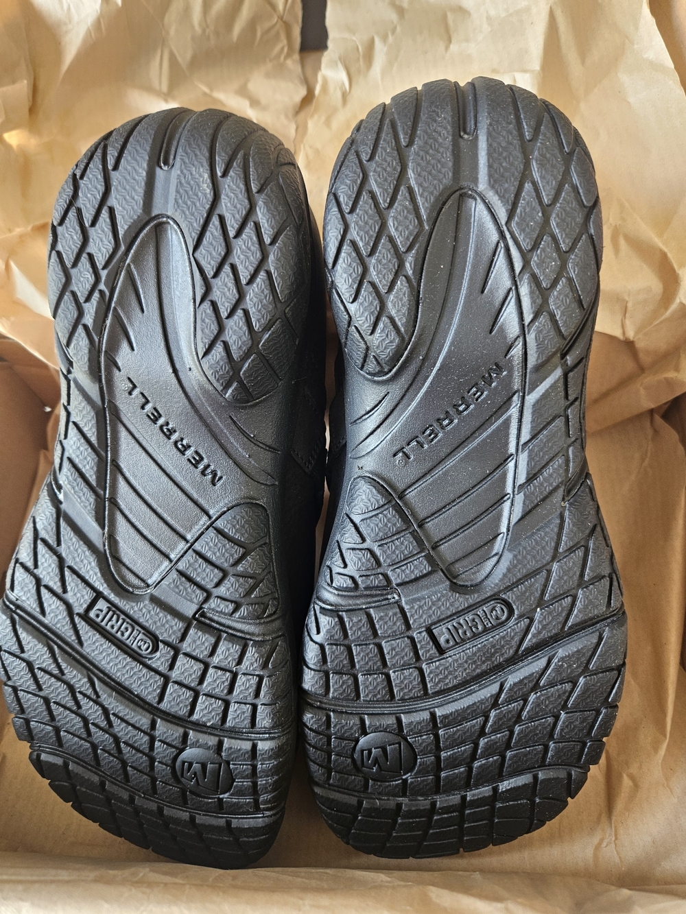 Merrell Encore Slide 4 LTR Clogs Black Leather 6W New In Box - Picture 2 of 4